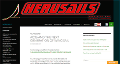 Desktop Screenshot of herusails.com
